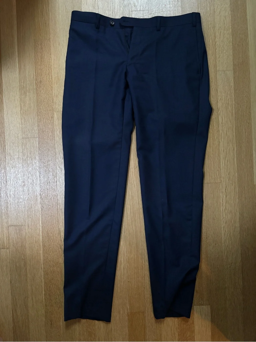 Tailored Navy Single-Breasted Men's Suit Jacket